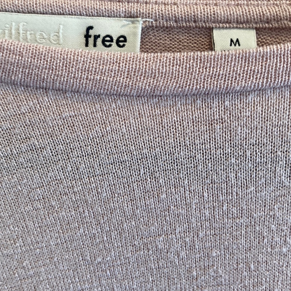 Wilfred Pink Asymmetrical Relaxed Blouse - Picture 4 of 7